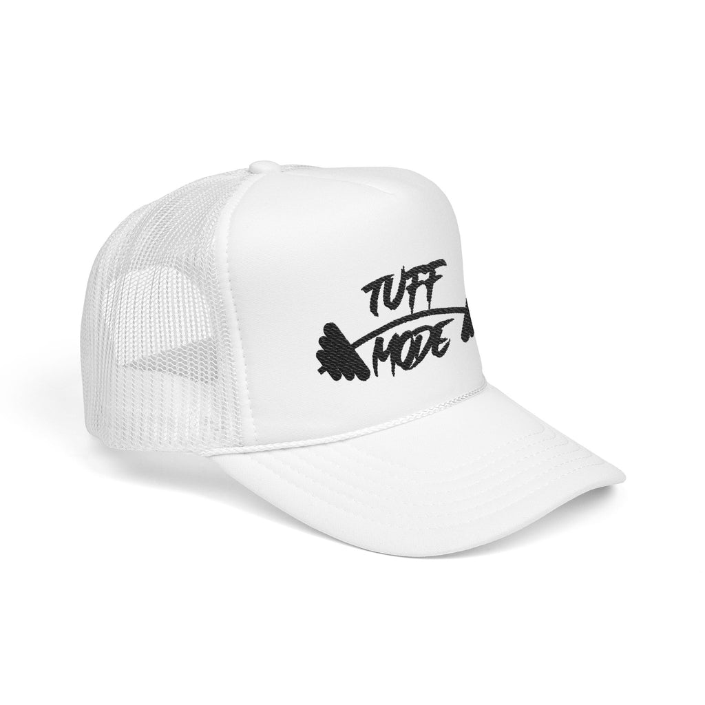 Tuff Mode Trucker Hat – Weightlifting Barbell Foam Mesh Cap