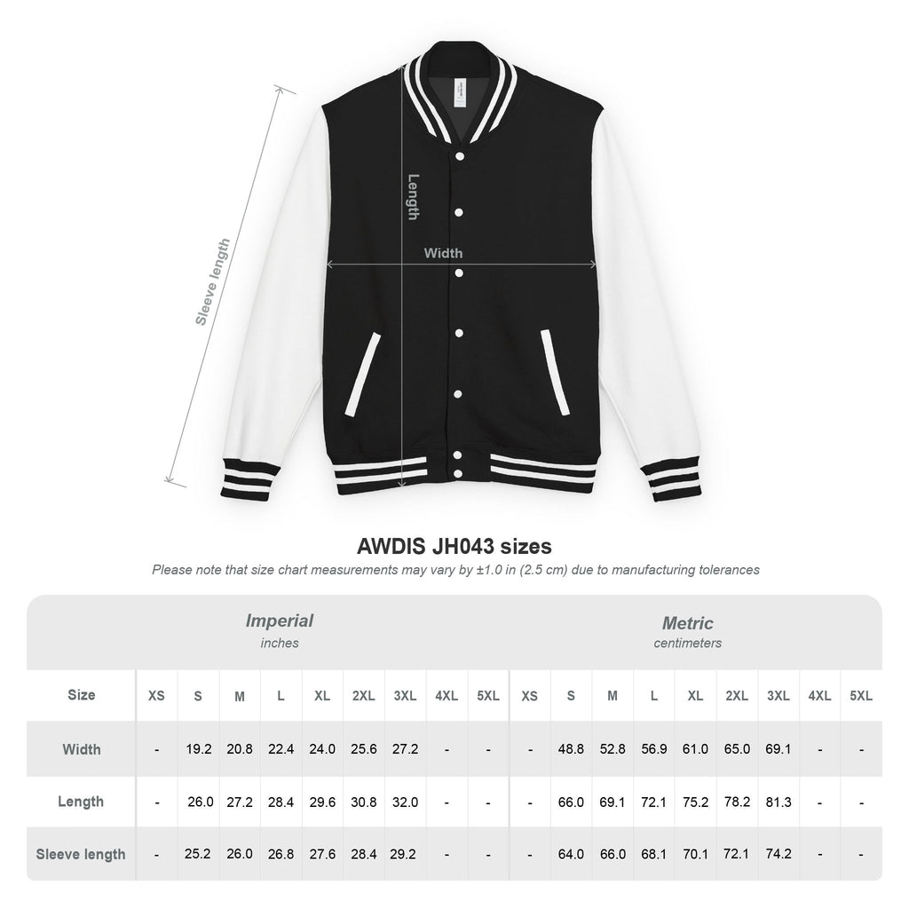Letterman Jacket — Vintage American Flag Skateboard Design