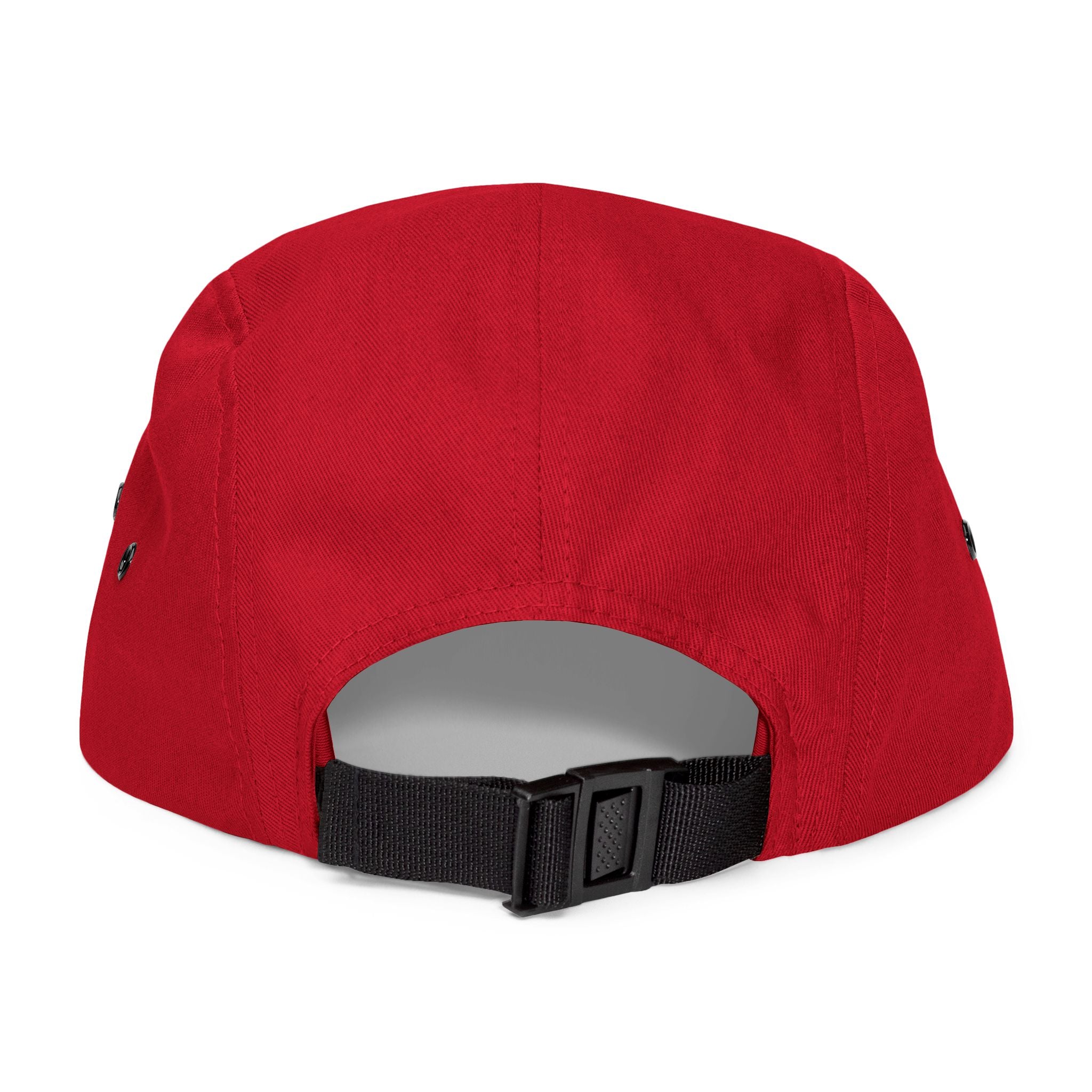 Valiant Embroidered 5-Panel Cap — Olive Casual Script Hat