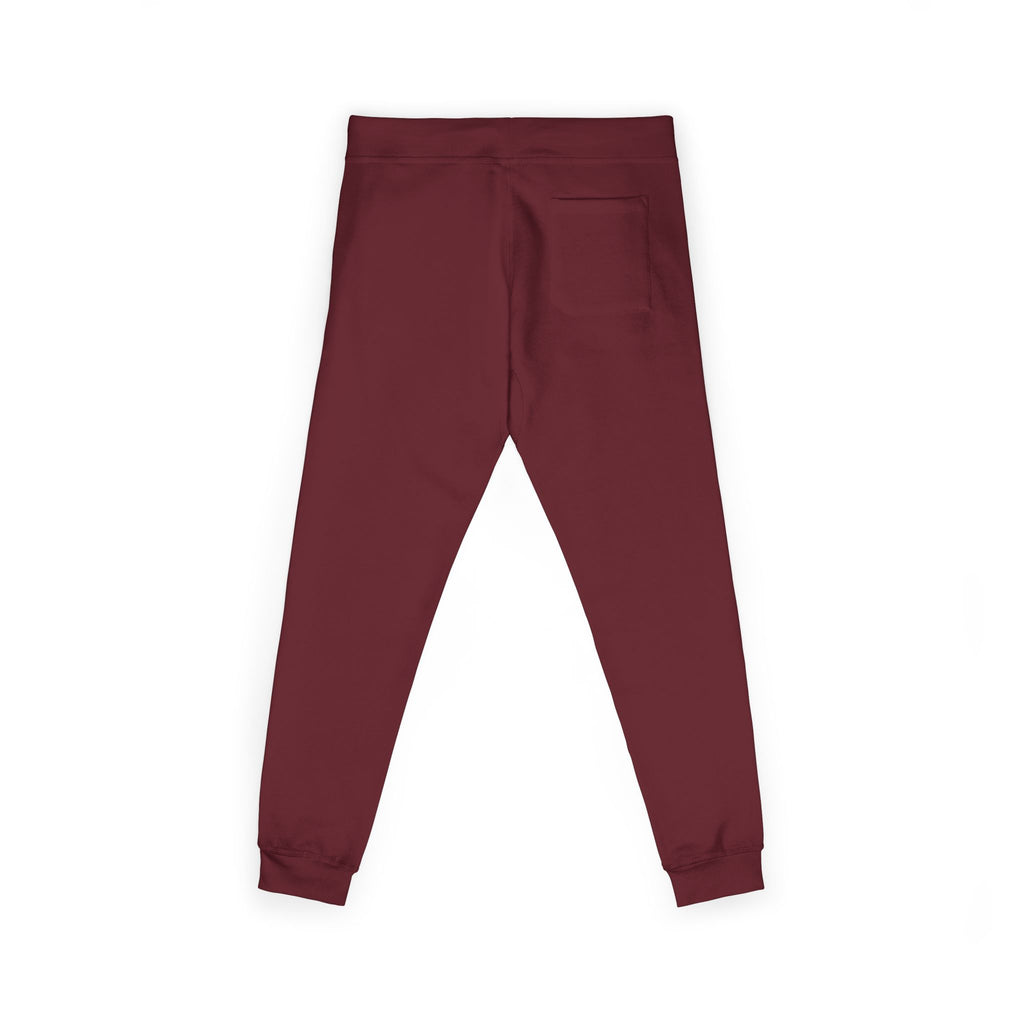 Embroidered 'Tuff Mode' Fleece Sweatpants — White Cozy Joggers