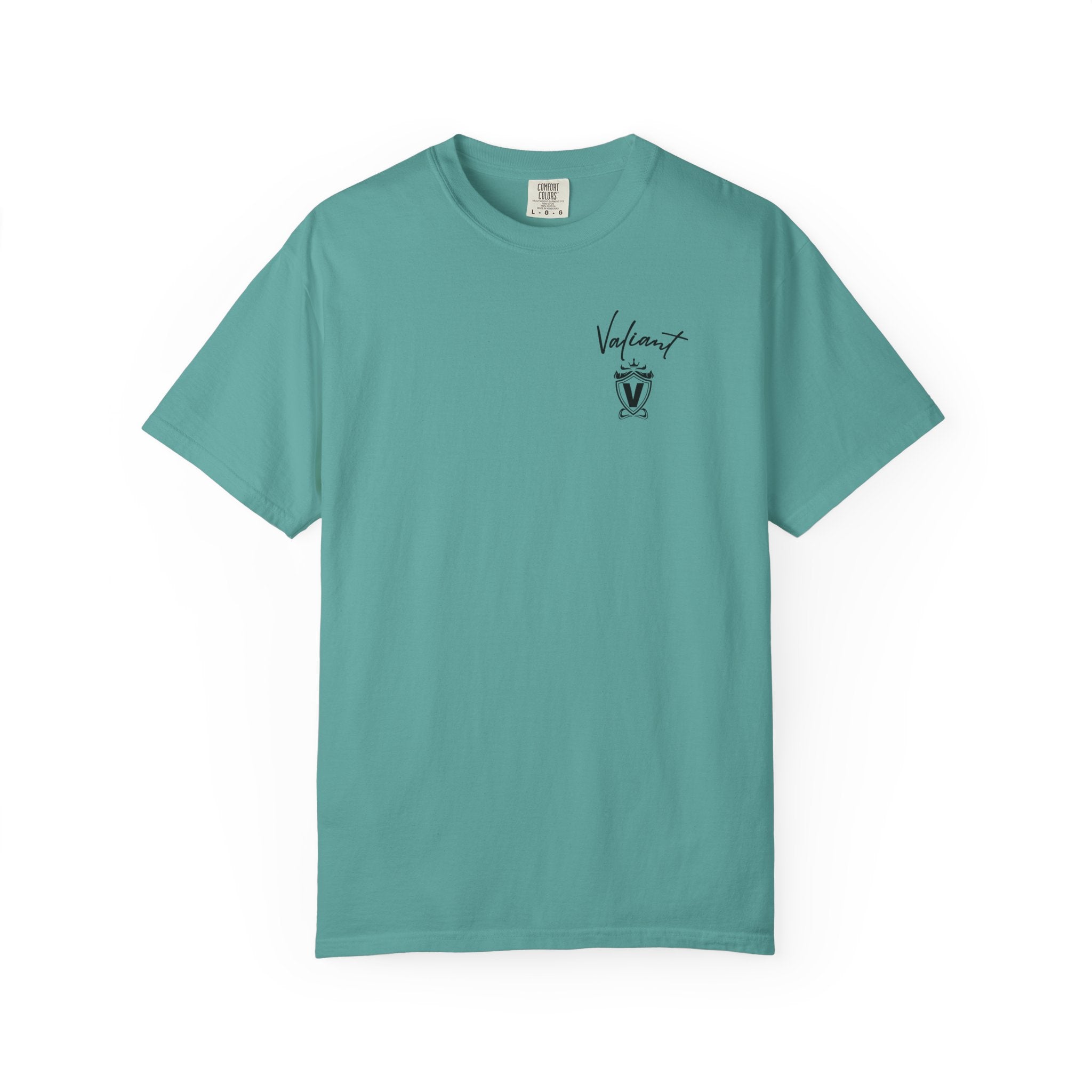 Vagrant Script Logo T-Shirt — Minimal Chest Print Cotton Tee