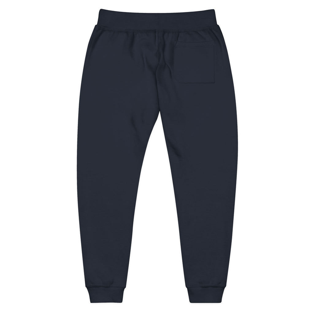 Embroidered 'Tuff Mode' Fleece Sweatpants — White Cozy Joggers
