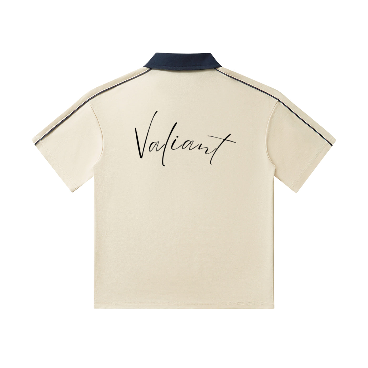 Black Print Victory Polo