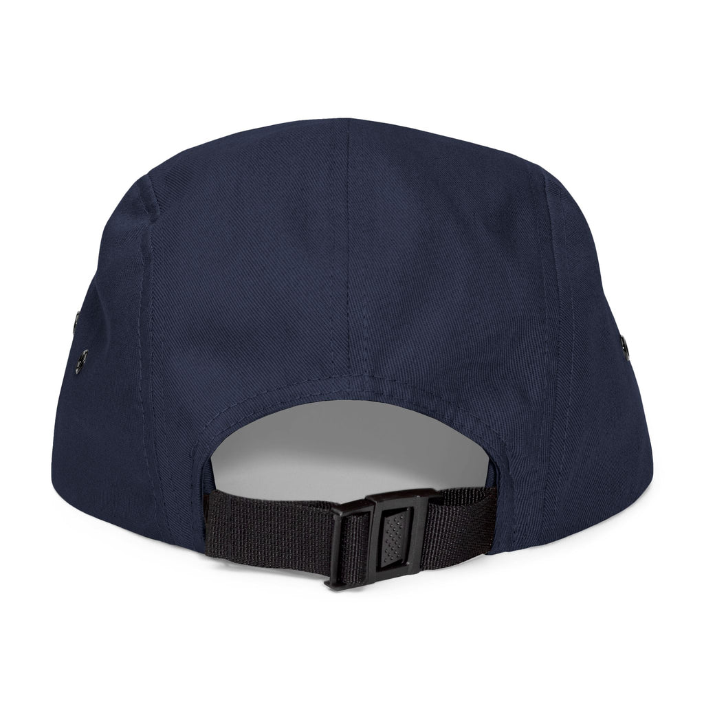 Valiant Embroidered 5-Panel Cap — Olive Casual Script Hat
