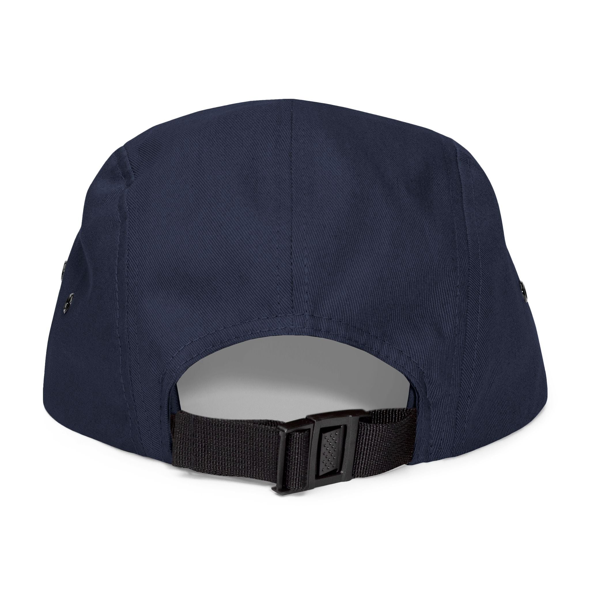 Valiant Embroidered 5-Panel Cap — Olive Casual Script Hat