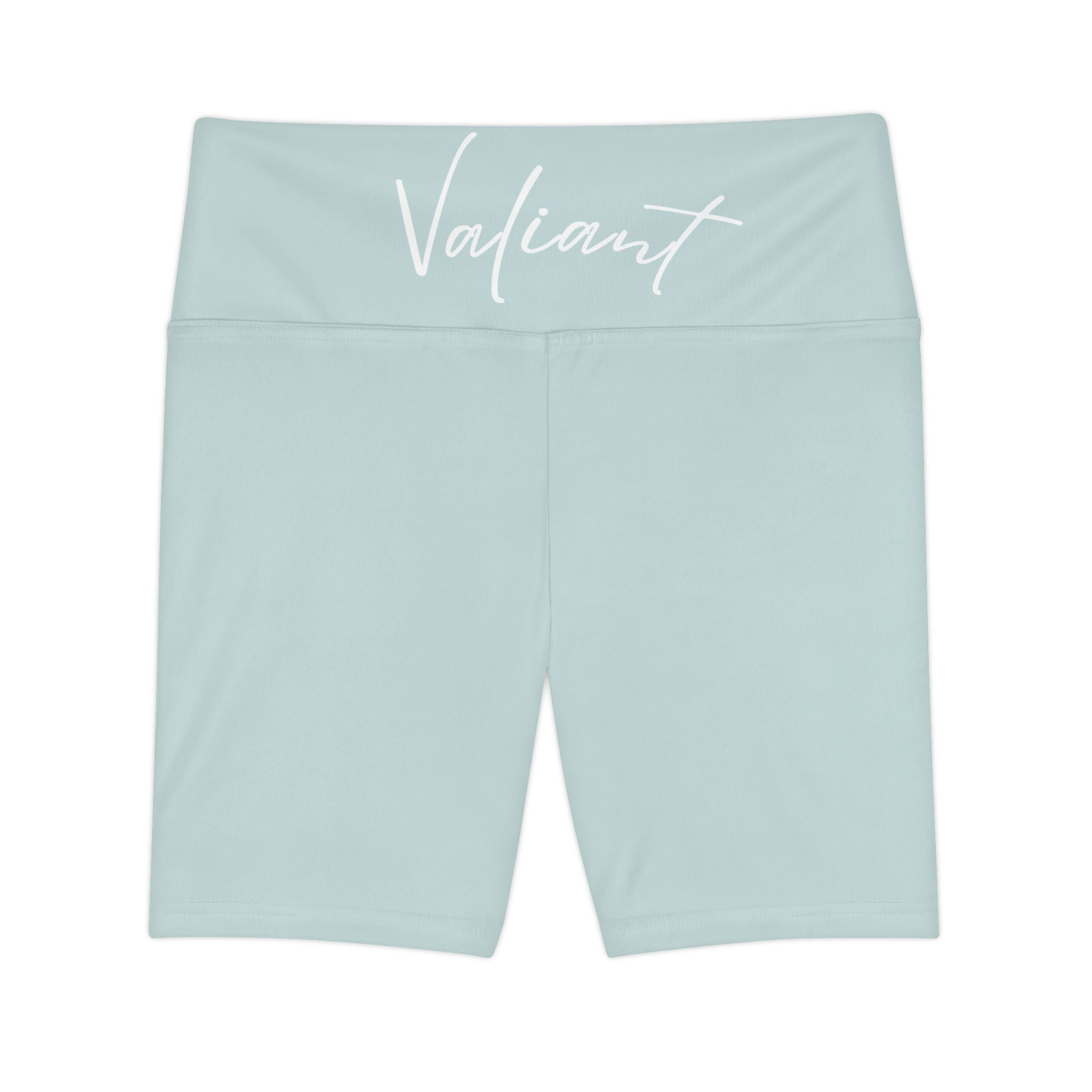 Valiant Women's Workout Shorts — High-Waist Athletic Biker Shorts