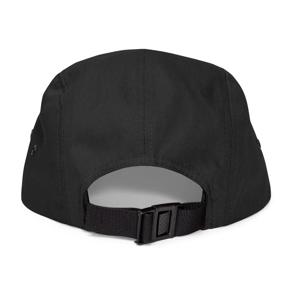 Valiant Embroidered 5-Panel Cap — Olive Casual Script Hat