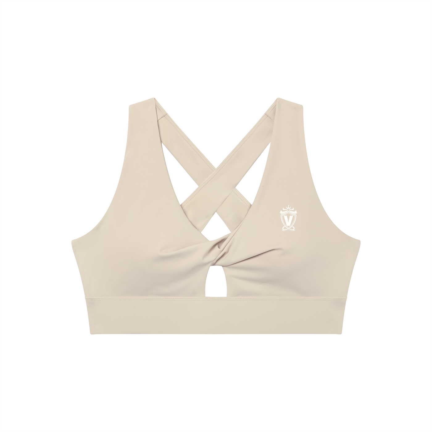Women's Twist Front V-Neck Sports Bra